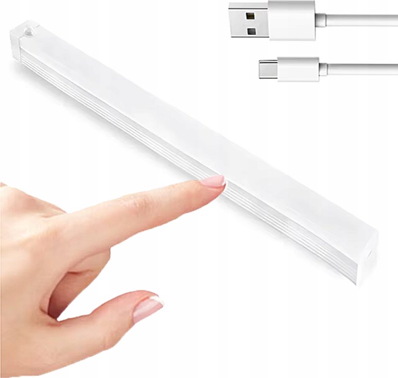 LED světlo s pohybovým senzorem 30cm 21x LED - teplá bílá