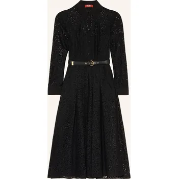 Dámské šaty Max Mara Studio Dámské Košilové Šaty Ricordo Z Krajky, černá, 38