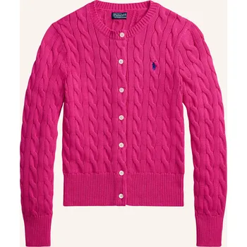 Dámský svetr Polo Ralph Lauren Dámský Pletený Kardigan, růžová, 40