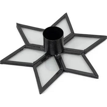 Kukla Homebound by Kolony - Stojan na svíčky - Hvězda - 3x2,5x12,5 - černá 79557 Nové