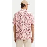 Bugatti Košile 9253-78956C Červená Comfortable Fit M