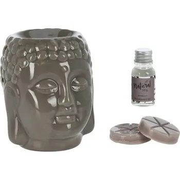 Aroma lampa HOMESTYLING Aroma lampa sada 4 ks SPA BUDDHA hnědá KO-CC5062040hned