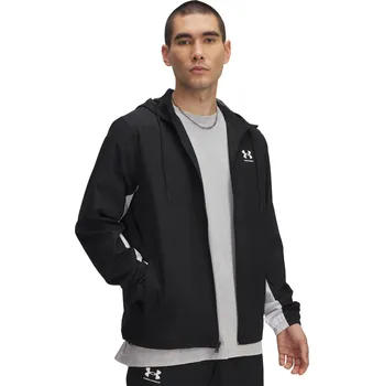 Dámské oblečení Pánská bunda Under Armour Rival Wvn Windbreaker velikost XS black