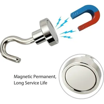 Zvedací magnet Neodymový magnetický háček průměr 20 mm
