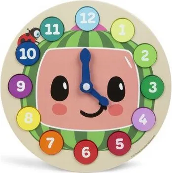 Hračka RMS Hodiny dřevěné CoComelon