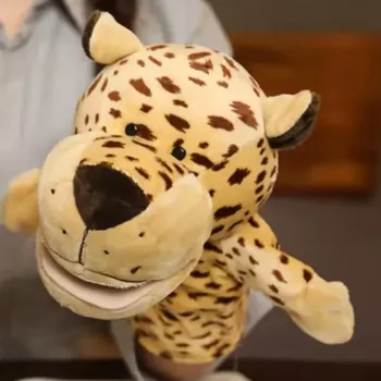 plyšák DreamKids Plyšový maňásek na ruku Leopard 27 cm