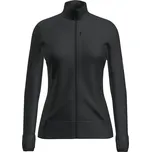 Přiléhavá střední vrstva na zip dámská ICEBREAKER W Mer 260 Quantum IV LS Zip BLACK - M