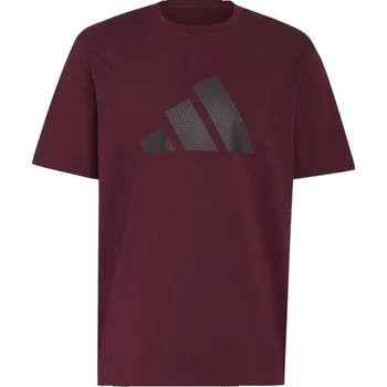 Pánská móda Pánské triko adidas DOT LOGO TEE M 3XL Vínová, Černá