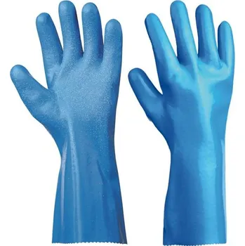 Pracovní rukavice Rukavice pracovní UNIVERSAL AS (vel. 10,5) bavlněný úplet máčený v PVC s nitrilem, d. 32 cm s posypem v dlani