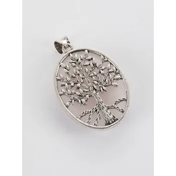 Přívěsek Prosperk Exkluzivní přívěsek ve tvaru oválu s motivem stromu života - Růžením S5065