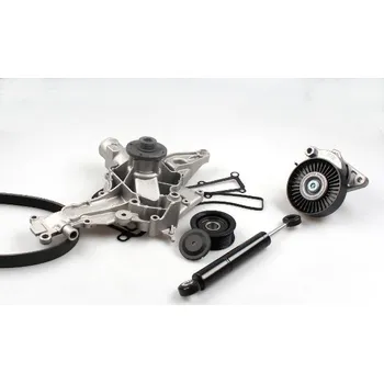 Vodní pumpa motoru Vodní pumpa + klinový żebrový řemen, , 1122000123, 1122000201, 1122000401, 1122000901, 1122001101, 1122001401, 68058321AA, A1122001401, HEPU, PK01471