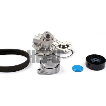 Vodní pumpa motoru Vodní pumpa + klinový żebrový řemen, , HEPU, PK051211