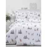 MK Lůžkoviny Francouzské flanelové povlečení - Zimní les 211525222