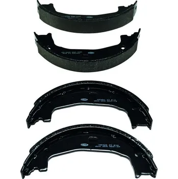 Brzdová čelist Sada brzdových čelistí, parkovací brzda, , 1163244, 1163255, 1165968, 2213310, 34212213310, 34411163244, 34411163255, 34411165968, 34416755273, 34416761290, 34416761291, 6755273, 6761290, HELLA, 8DA 355 050-391