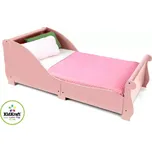 KidKraft Dětská postel SLEIGH Pink 160x75 cm