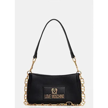 Kabelka Kožená kabelka Love Moschino JC4167PP1OL1200A černá 99X, vel. ONE SIZE