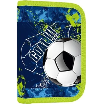 Penál Penál 1 p. 2 chlopně, prázdný Fotbal