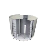 BAZENY KRALIK s.r.o. Akumulační retenční nádrž dvouplášťová kruhová 10m3 DPH: 12% (pro koncového zákazníka)