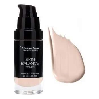 Pierre Rene Face Face Foundation Skin Balance Cover Fluid Foundation 21 Porcelán 30 ml