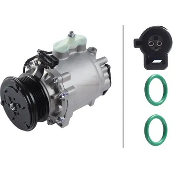 Kompresor klimatizace Kompresor, klimatizace, , HELLA, 8FK 366 201-051