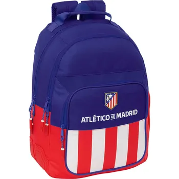 Školní batoh Atlético Madrid, modro-červený, 2 hlavní komory