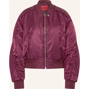 Dámská bunda Hugo Dámská Saténová Bunda Ferida, tmavě fialová, 38