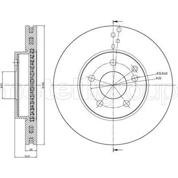 Brzdový kotouč Brzdový kotouč, , 2114210712, 2114210812, 211421081264, A2114210712, A2114210812, A211421081264, METELLI, 23-0600C