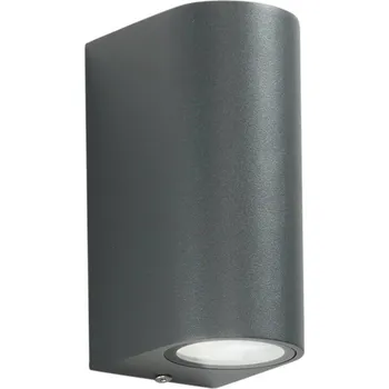Venkovní osvětlení F.A.N. Europe Venkovní nástěnné svítidlo ONE, antracitová barva, výška 13 cm, kov, IP54, 2