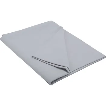 Prostěradlo Bavlněné prostěradlo SVĚTLE ŠEDÉ 140x225 cm