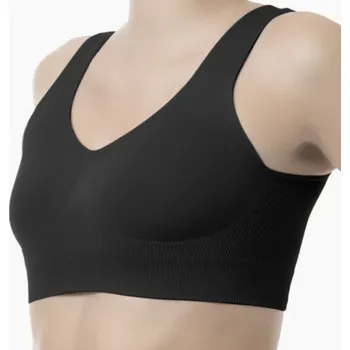 Podprsenka Stahující podprsenka bez kostic s formujícím efektem COK 06 černá Velikost: S | Černá