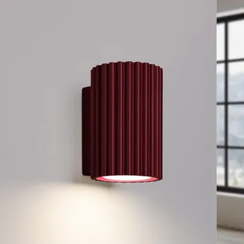 Nástěnné svítidlo Brilagi - Nástěnné svítidlo CRESTO 1xGU10/10W/230V 10 cm burgundy