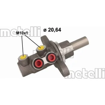 hlavni brzdovy valec, , 1612195980, 4720109760, METELLI, 05-1127