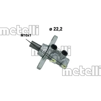 Hlavní brzdový válec, , 95229908, METELLI, 05-1181