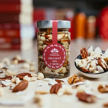 Včelařství Domovina Ořechový mix v medu 230 g