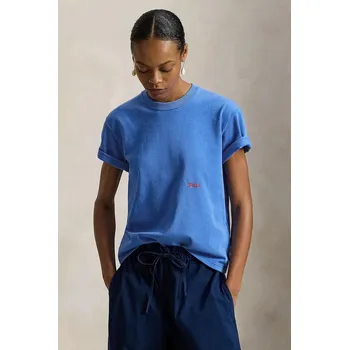 Pánské tričko Bavlněné tričko Polo Ralph Lauren 211A96263 modrá 55X, vel. M