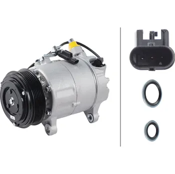 Kompresor klimatizace Kompresor, klimatizace, , HELLA, 8FK 366 201-871