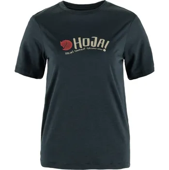 tričko merino dámské FJÄLLRÄVEN Hoja Wool T-shirt W Dark Navy - XL