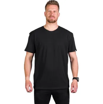 Pánská móda Pánské bavlněné triko NORTHFINDER Tyrel černé Velikost: L