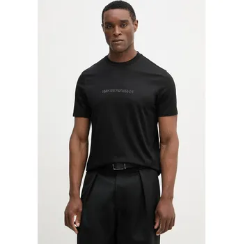 Pánské tričko Bavlněné tričko Emporio Armani EM004583.AF13669 černá 99A, vel. L
