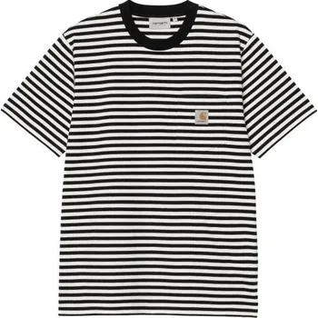 Pánské tričko TRIKO CARHARTT WIP Ezra Pocket S/S - bílá - S + při osobním odběru 1 131 Kč