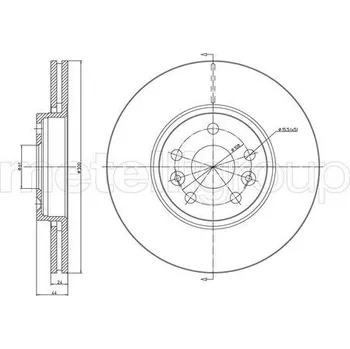 Brzdový kotouč Brzdový kotouč, , 7701208849, METELLI, 23-1151C