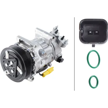 Kompresor klimatizace Kompresor, klimatizace, , HELLA, 8FK 366 200-381