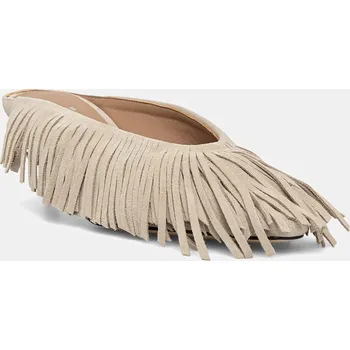 Dámské pantofle Semišové pantofle BOSS Charlize 50557754.275 béžová 02X, EUR 41