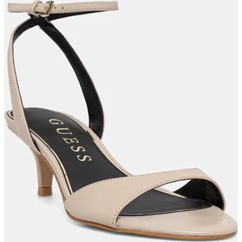 Dámské sandále Kožené sandály Guess LERELA FLJLER.LEA03.NUDE béžová 02X, EUR 39