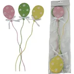 Zápich velikonoční vajíčko, 3 ks, K4774 - 6.5×39