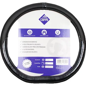 Autopotah Cappa 04600 Potah volantu SQUARE SHAPE 37,5cm černý