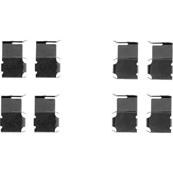 Přislušenství brzdového systému Sada příslušenství, obložení kotoučové brzdy, , HELLA, 8DZ 355 204-811