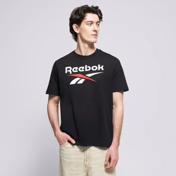 Pánské tričko Reebok Tričko Bruno Big Logo Crew Neck Ss Tee Černá S