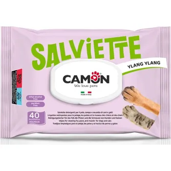 Vlhčené ubrousky pro zvířata Camon s vůní Ylang-Ylang 40 ks