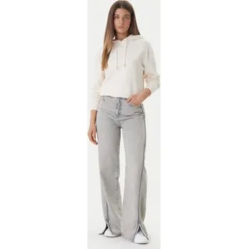 Pánská mikina Calvin Klein Jeans Mikina LV047C224G Écru Boxy Fit M